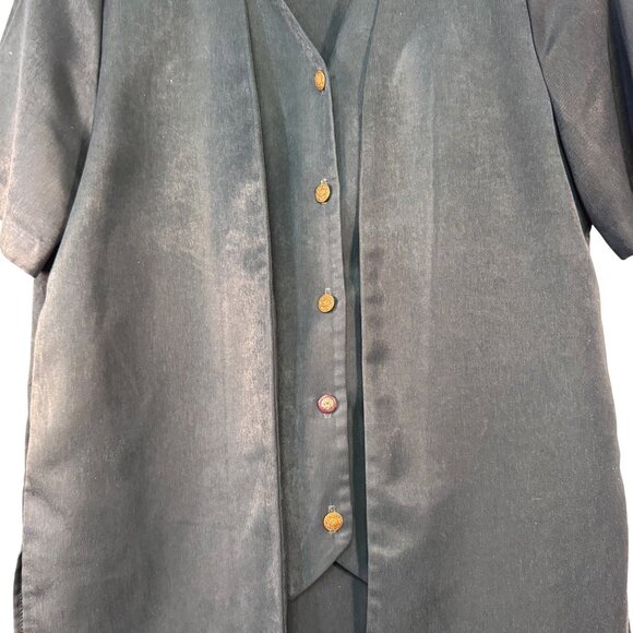 Alfred Dunner 3-Piece Suit Set With Elastic Waist Pants, Skirt  & Button-Up Top - Picture 6 of 9